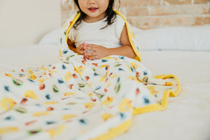 Three-Layer Quilt - Sesame Scribbles