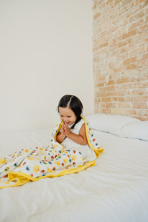 Three-Layer Quilt - Sesame Scribbles