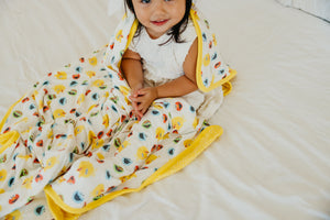 Three-Layer Quilt - Sesame Scribbles