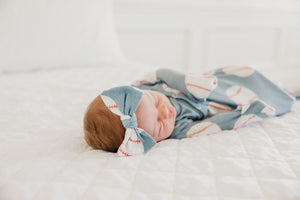 Knit Headband Bow - Slugger