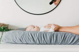 Premium Knit Diaper Changing Pad Cover - Slate