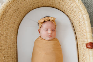 Knit Swaddle Blanket - Dune