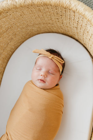 Ribbon Nylon Bow - Dune