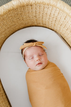 Ribbon Nylon Bow - Dune