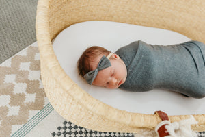 Bowtie Nylon Bow - Slate