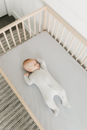Premium Knit Fitted Crib Sheet - Taylor