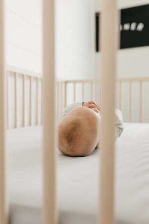 Premium Knit Fitted Crib Sheet - Taylor