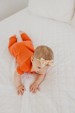 Classic Nylon Bow - Citrus