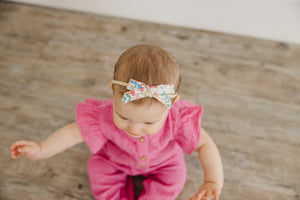 Ribbon Nylon Bow - Lark