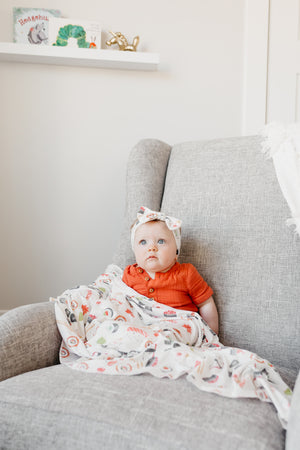 Knit Swaddle Blanket - Baja