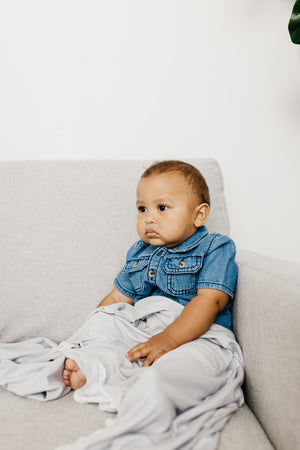 Knit Swaddle Blanket - Taylor