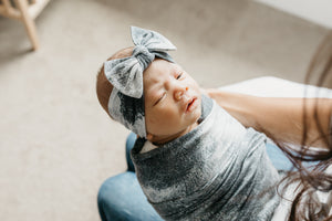 Knit Headband Bow - Thrasher