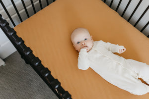 Premium Knit Fitted Crib Sheet - Dune