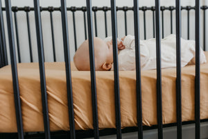 Premium Knit Fitted Crib Sheet - Dune