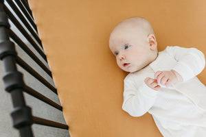 Premium Knit Fitted Crib Sheet - Dune