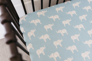 Premium Knit Fitted Crib Sheet - Peanut