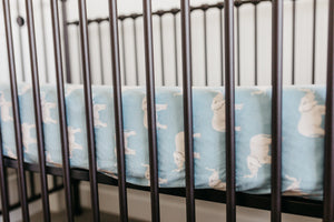 Premium Knit Fitted Crib Sheet - Peanut