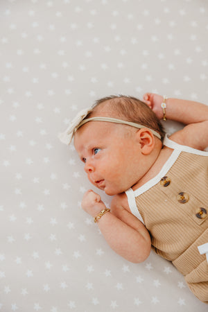 Premium Knit Fitted Crib Sheet - Twinkle