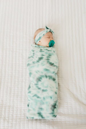 Knit Swaddle Blanket - Bahama
