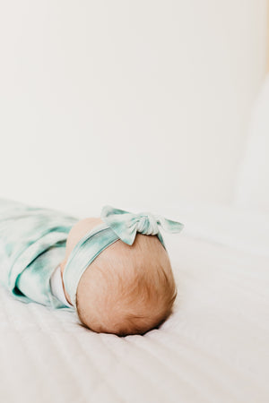 Knit Headband Bow - Bahama