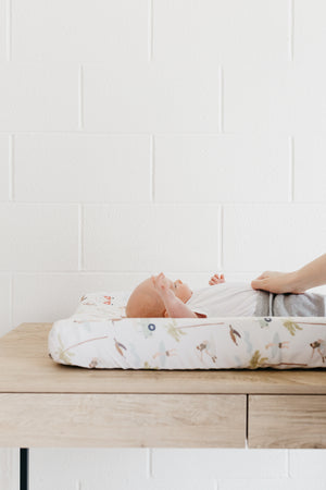 Premium Knit Diaper Changing Pad Cover - Maui