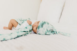 Knit Swaddle Blanket - Bahama