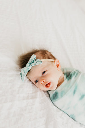 Knit Swaddle Blanket - Bahama