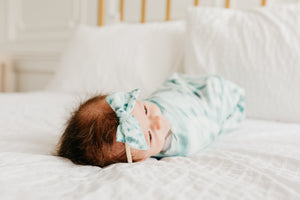 Knit Swaddle Blanket - Bahama