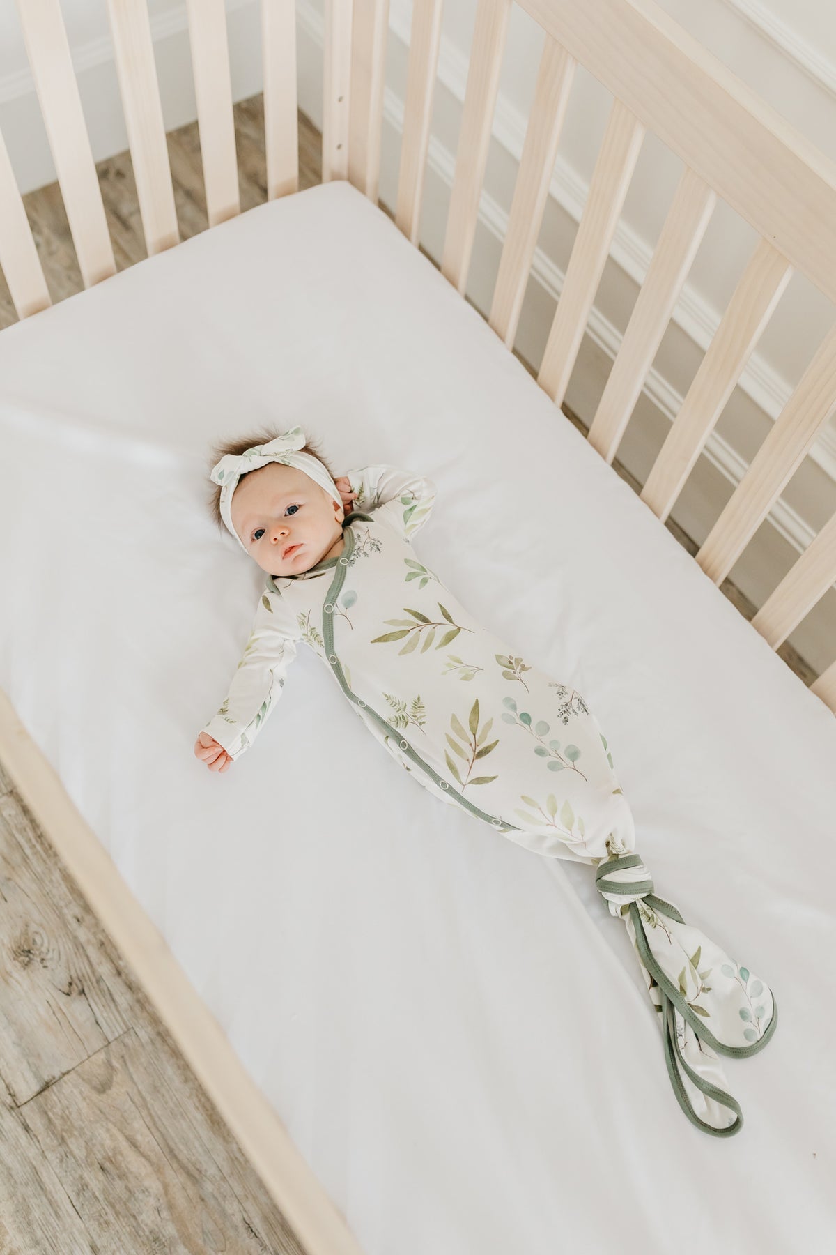 Newborn Knotted Gown - Haven