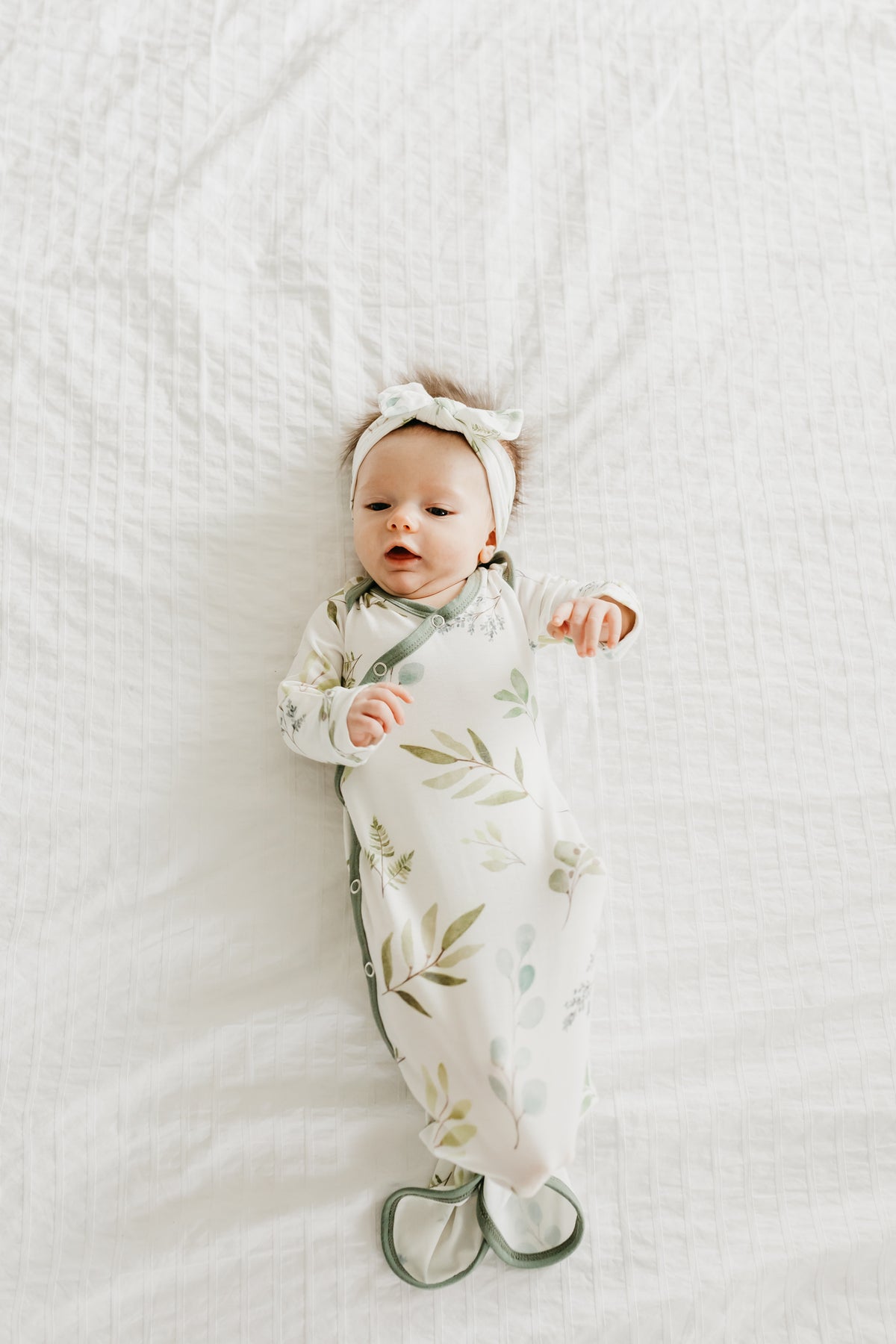 Newborn Knotted Gown - Haven