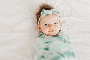 Knit Swaddle Blanket - Bahama