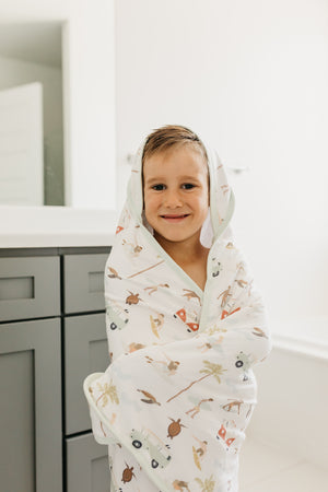 Premium Knit Hooded Towel - Maui