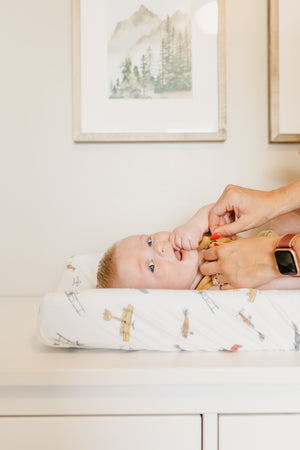 Premium Knit Diaper Changing Pad Cover - Ace