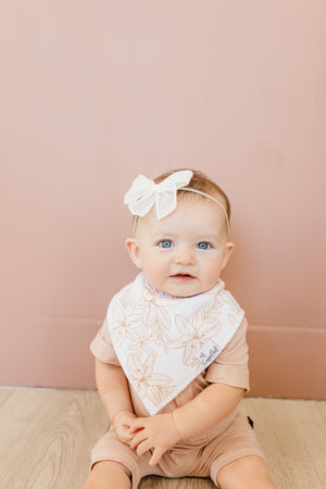 Baby Bandana Bibs - Coral