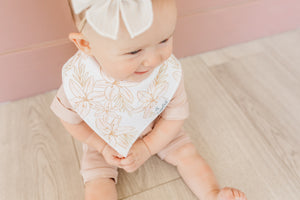 Baby Bandana Bibs - Coral