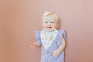 Baby Bandana Bibs - Coral