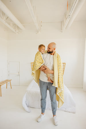 Three-Layer Jumbo Quilt - Honeycomb