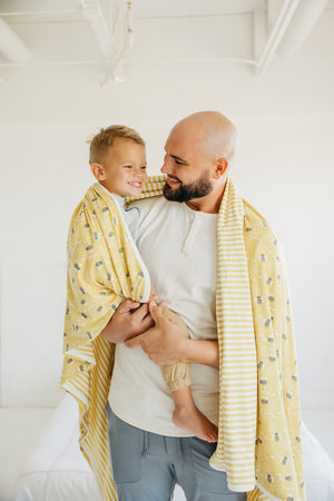 Three-Layer Jumbo Quilt - Honeycomb