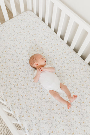 Premium Knit Fitted Crib Sheet - Arlo