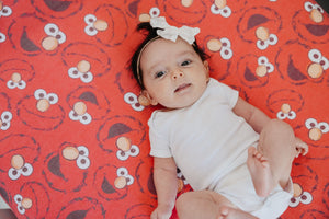Premium Knit Fitted Crib Sheet - Elmo