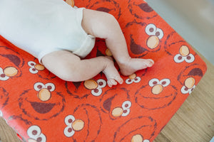 Premium Knit Diaper Changing Pad Cover - Elmo