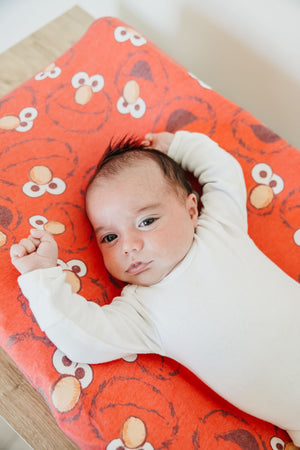 Premium Knit Diaper Changing Pad Cover - Elmo