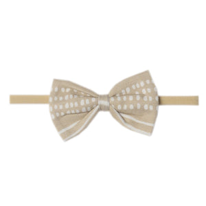 Bowtie Nylon Bow - Clay