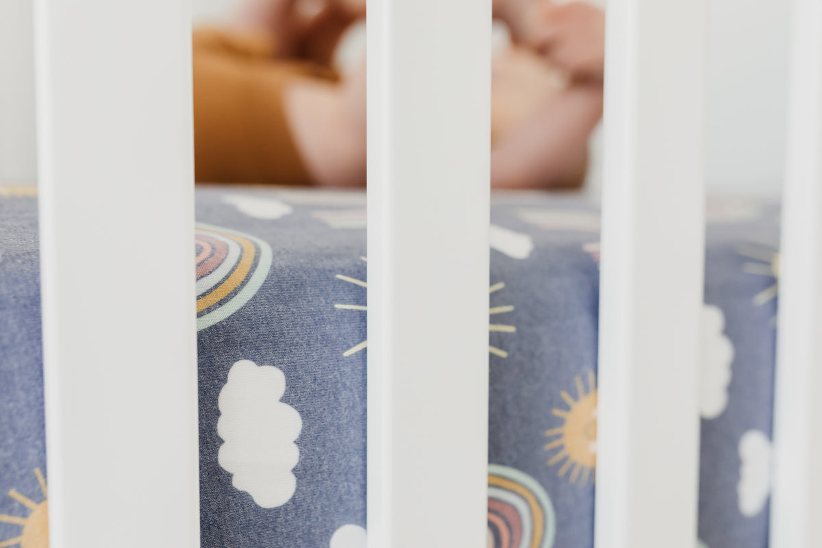 Premium Knit Fitted Crib Sheet - Hope