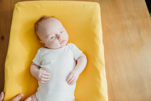 Premium Knit Diaper Changing Pad Cover - Banana