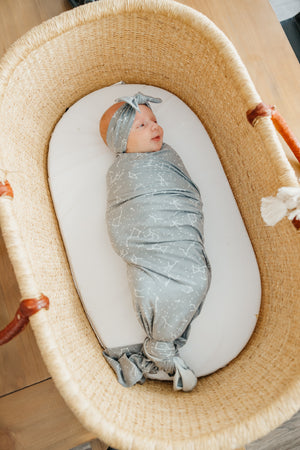 Knit Swaddle Blanket - Astro