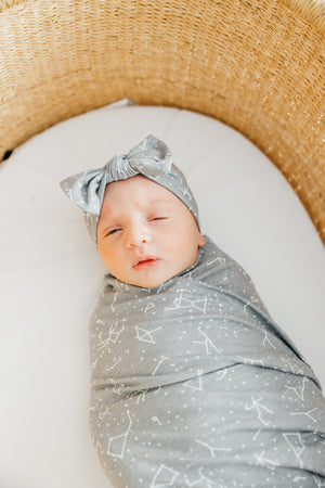 Knit Swaddle Blanket - Astro