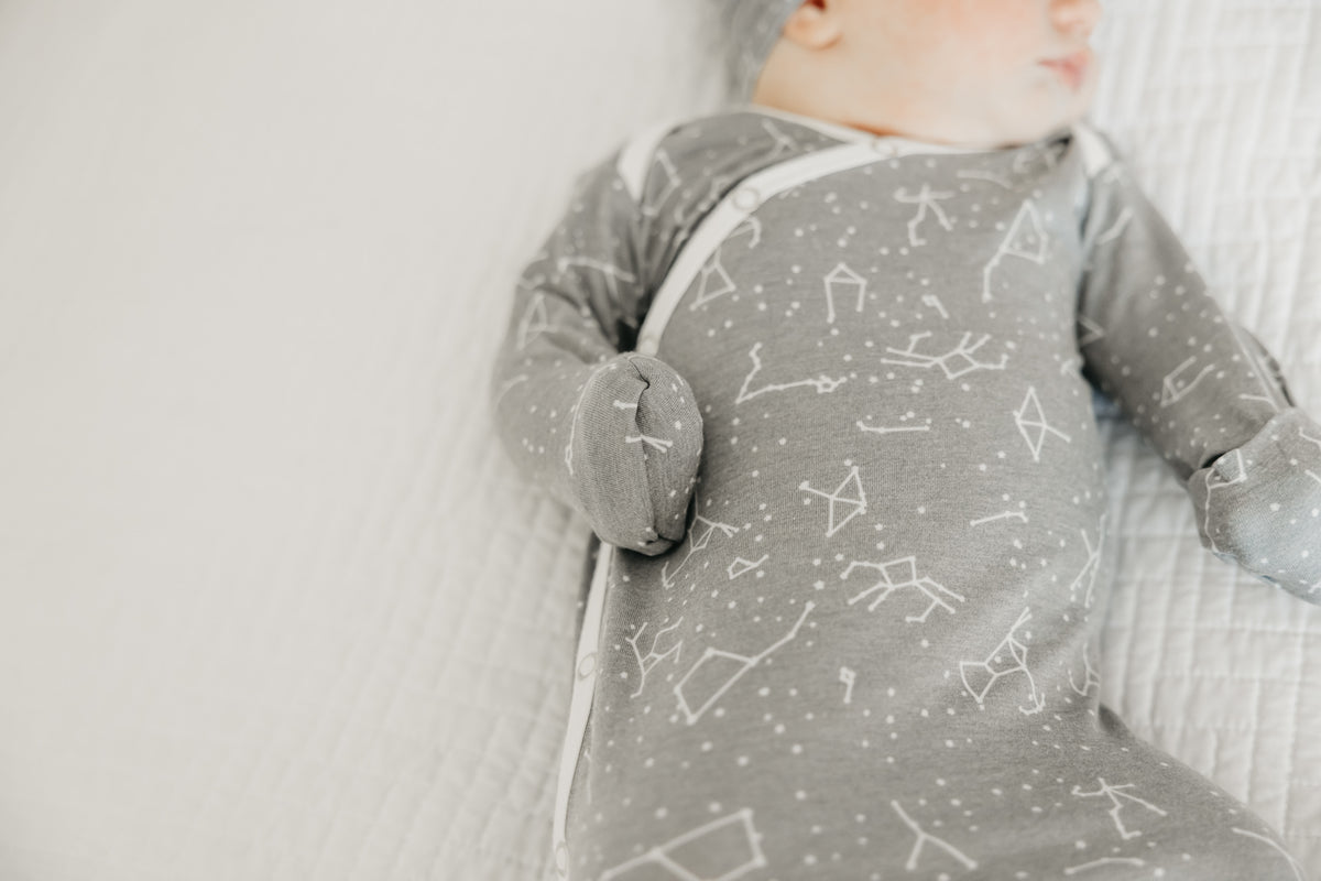 Newborn Knotted Gown - Astro