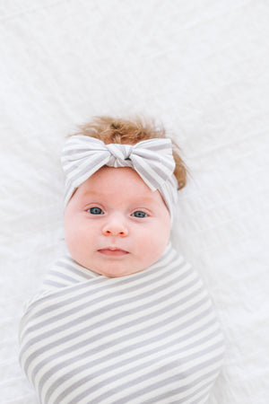 Knit Headband Bow - Everest