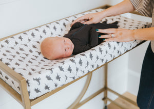 Premium Knit Diaper Changing Pad Cover - Wild